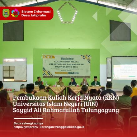 PEMBUKAAN KKN UIN SATU TULUNGAGUNG DI DESA JATIPRAHU